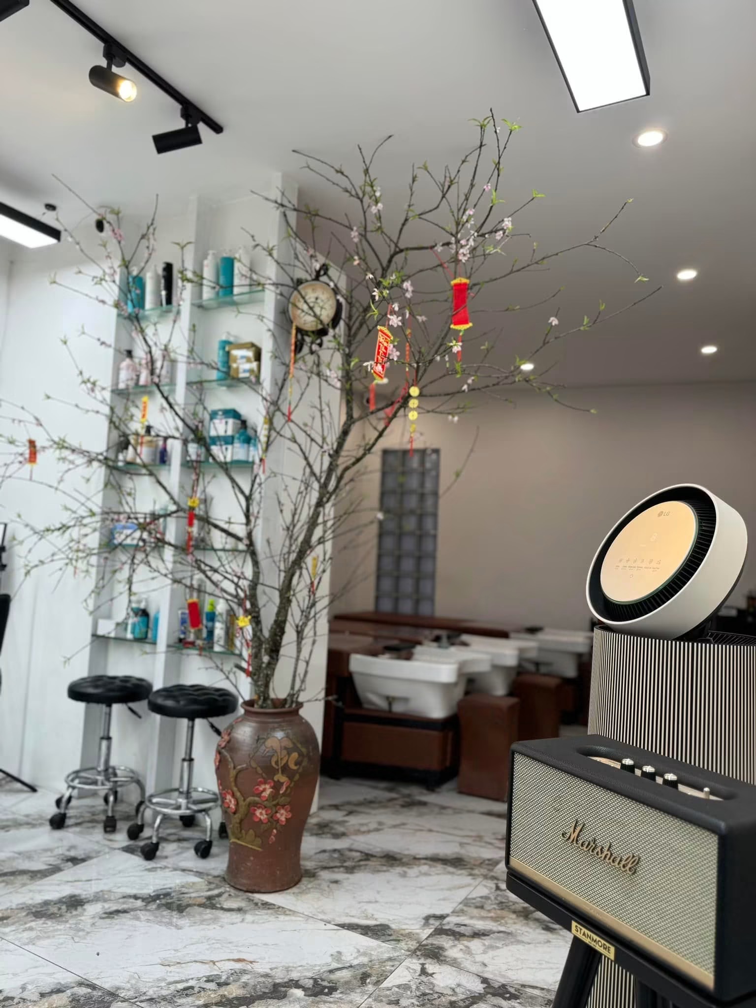 Không gian làm tóc tại TUS Hair Studio
